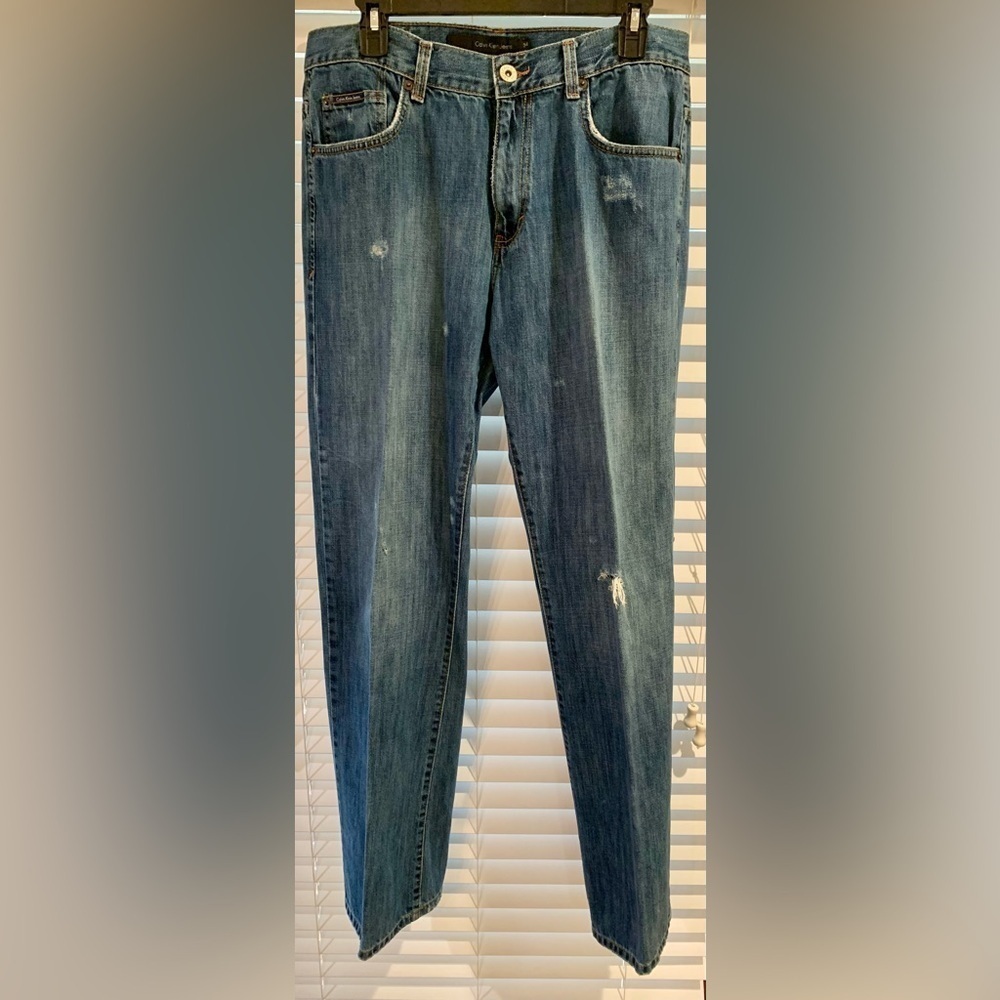 Calvin Klein Distressed Jeans Size 34x32